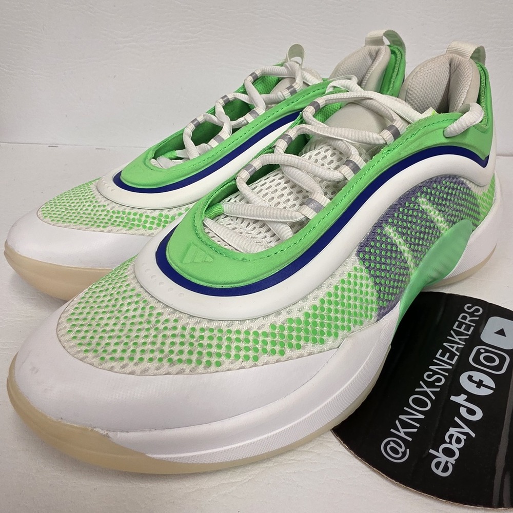 adidas D.O.N. Issue #6 Metamorphosis White Green Blue JQ2249 Men's Size 9